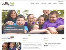 Tablet Screenshot of abilityfirstaustralia.org.au